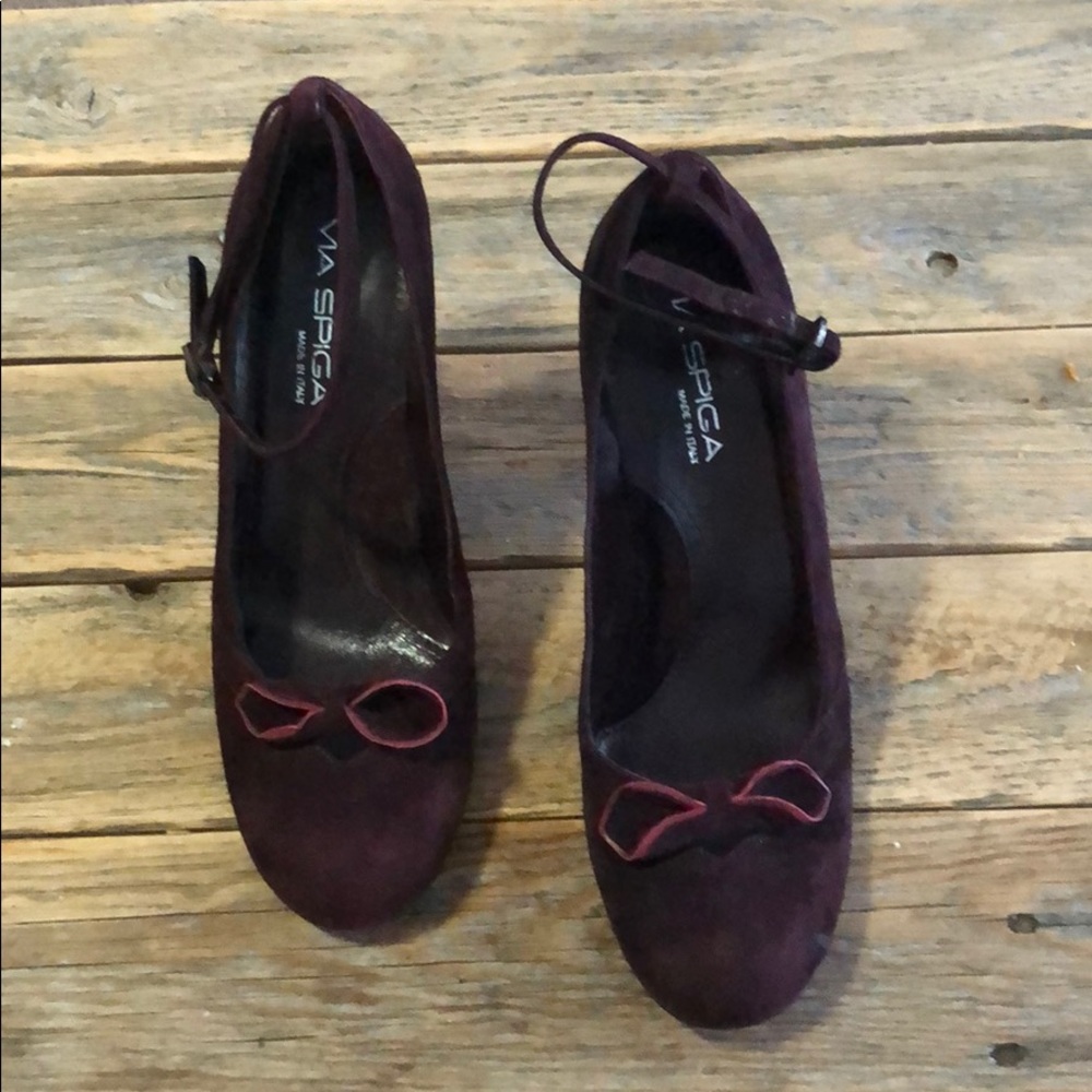 New! Via Spiga Ankle Strap Pump